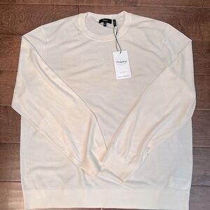 Men’s Theory Crew Neck Regal Wool Sweater XXL Brand New with Tags